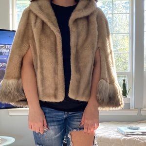Faux fur coat